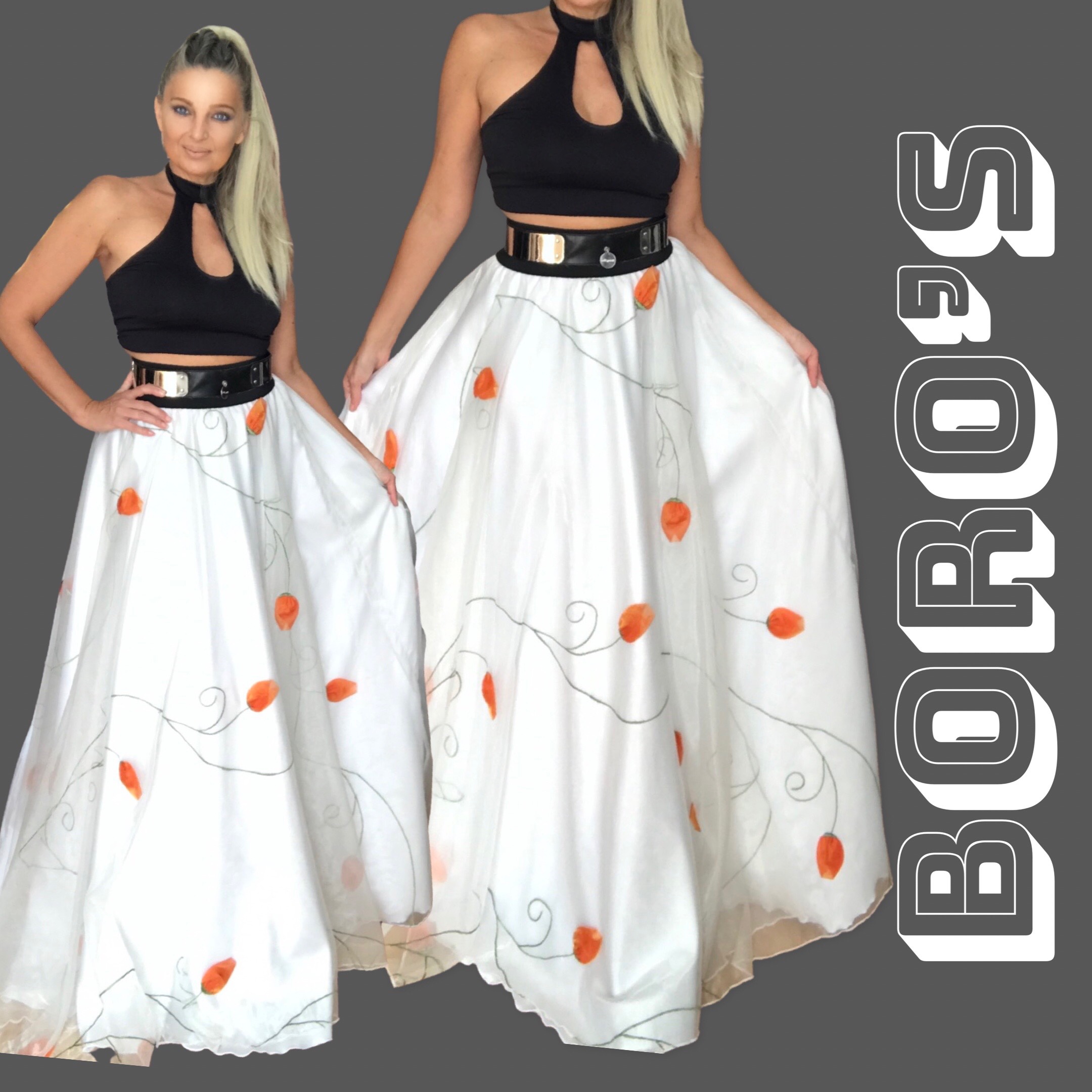 Dlouhá společenská sukně BOROS SK-L-ORG 02